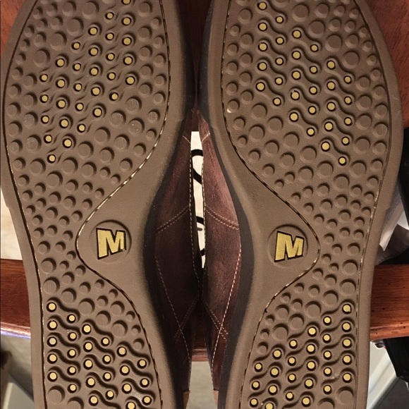 Men’s Merrill Leather Casual Dress Shoes, Sz 10.5 - Picture 7 of 7